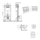 Комплект для ванной комнаты: подвесной унитаз Jay Ultra Quiet 520x360x320 + комплект инсталляции (QT07335175W48186) - изображение 2