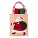 Подарунковий набір кухонних рушників Ardesto Christmas Santa ART3863HSB бавовна 38×63 см 2 шт у мішечку - зображення 1