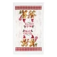 Набір для кухні ARDESTO Christmas Gingerbread, 3шт, 100% бавовна (рушничок), 100% поліестер (прихватки), червоний - зображення 5