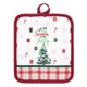 Набір для кухні ARDESTO Christmas Tree, 3шт, 100% бавовна (рушничок), 100% поліестер (прихватки), зелений - зображення 4