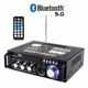 Підсилювач потужності двоканальний 300+300Вт, DiscRadio BT-298А, 12В, 220Вт, Bluetooth 5.0 - зображення 2