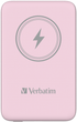 Powerbank Verbatim Charge Go 10000 mAh 20W Pink (23942322481) - obraz 1