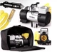 Портативный автомобильный компрессор Kraft&Dele KD1468 (12В/230В, 150 PSI) с LED-фонариком - изображение 2