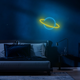 Dekoracyjny neon LED szyld Forever Light SATURN 30 x 17.5 cm (RTV100228) - obraz 4