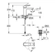 Змішувач для раковини Grohe QuickFix Dice M-Size 1018330000 з донним клапаном - изображение 2