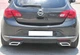 Задній дифузор DPT для Opel Astra J (2012-2015), чорний глянець, дифузор для Astra J, автоаксесуари Opel Astra - зображення 1