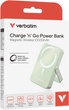 УМБ Verbatim Charge Go з підставкою 10000 mAh 20W Green (23942322597) - зображення 3