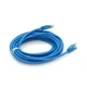 Патч-корд литой RITAR, UTP, RJ45, Cat.5e, 5m, синий, Cu (медь) PCR-CU/5Be - изображение 2