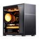 Корпус Jonsbo D41 MESH, Black, без БЖ, Mini Tower, для ATX / Micro ATX, CPU до 168 мм / VGA до 400 мм, бічна панель із загартованого скла - зображення 1