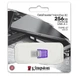 USB 3.2 Flash Drive 256Gb Kingston DataTraveler microDuo 3C Type-A/Type-C, 200Mb/s (DTDUO3CG3/256GB) - зображення 3