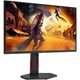TFT 24.5' AOC Q25G4SR, Fast IPS, 300 Гц, 2xHDMI, DP, HAS, Pivot, колонки, чорно-червоний - изображение 2