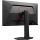 TFT 24.5' AOC Q25G4SR, Fast IPS, 300 Гц, 2xHDMI, DP, HAS, Pivot, колонки, чорно-червоний - изображение 5