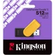 USB Flash Kingston 512B USB 3.2 Type-C DT Exodia S Black/Yellow, Retail - зображення 3