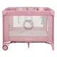 Манеж Lionelo MILLE PLUS PINK 100 x 100 x 77 см - рожевий - изображение 5