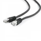 Патч-корд 1м FTP cat 6 Cablexpert (PP6-1M/BK) - зображення 1