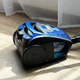 Маленький мощный пылесос для дома с турбощеткой Rainberg 3700W, Мощный контейнерный пылесос без мешка RB-652TB Blue - изображение 7