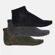 Набор женских носков коротких хлопковых Puma Elements Unisex Plain Sneaker 3P 94710903 35-38 3 пары Green/Black (8720245958257) - изображение 1
