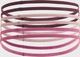 Пов'язка на голову UA W MINI ELASTIC 6PK рожевий, пудровий, бордовий Жінки One Size - зображення 2