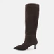 Женские зимние сапоги замшевые Ashoes 2617/2 38 24.5 см Коричневые (2000000022307) - изображение 4