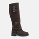 Женские зимние сапоги замшевые Ashoes 3095 36 23.5 см Коричневые (2000000022345) - изображение 1