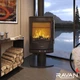 Печь-камин дровяная чугунная Ravan Krono 8 кВт - изображение 2