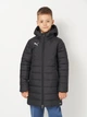 Детская демисезонная стеганая длинная куртка Puma teamFINAL 65874103 110-116 см Puma Black-Puma Silver (4099685780686) - изображение 1