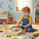 Дерев'яний бізіборд EcoToys Кермо HM328236 (5905817007318) - зображення 4