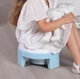 Дитячий складаний дорожній горщик 3 в 1 Lavi Blue Trivet + Пакети в комплекті Накладка на унітаз Портативний горщик для подорожей - изображение 6