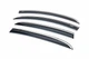 Хромированные ветровики (4 шт, Niken) для Opel Corsa D 2007-2014 годов. - изображение 1