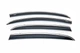 Хромированные ветровики (4 шт, Niken) для Opel Corsa D 2007-2014 годов. - изображение 2