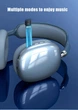 Бездротові навушники HOCO W35 Air Triumph BT headset Blue (6942007616355) - изображение 3