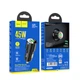 Автомобільний зарядний пристрій HOCO NZ6 PD45W 3-port(2C1A) car charger Black (6931474765185) - зображення 2