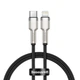 Кабель Baseus Cafule Series Metal Data Cable Type-C to iP PD 20W 1m Black (CATLJK-A01) - зображення 1