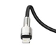 Кабель Baseus Cafule Series Metal Data Cable Type-C to iP PD 20W 1m Black (CATLJK-A01) - зображення 5