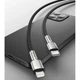 Кабель Baseus Cafule Series Metal Data Cable Type-C to iP PD 20W 1m Black (CATLJK-A01) - зображення 13