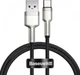 Кабель Baseus Cafule Series Metal Data Cable USB to Type-C 66W 1m Black (CAKF000101) - зображення 1