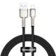 Кабель Baseus Cafule Series Metal Data Cable USB to IP 2.4A 1m Black (CALJK-A01) - зображення 1