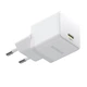 Мережевий зарядний пристрій Baseus Palm Fast Charger 1C 20W EU Moon White (with Baseus Mini White Cable USB-C to USB-C 60W (20V/3A) 1m Moon White) (P10111602213-01) - изображение 3