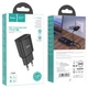 Мережевий зарядний пристрій HOCO C88A Star round dual port charger 12W Black (6931474749482) - изображение 2