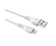 Кабель BOROFONE BX51 USB to iP 2.4A,1m, PVC, PVC connectors, White (6931474743909) - зображення 2