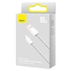 Кабель Baseus Dynamic Series Fast Charging Data Cable USB to Type-C 100W 1m White (CALD000602) - зображення 2