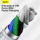 Кабель Baseus Cafule Series Metal Data Cable Type-C to iP PD 20W 2m White (CATLJK-B02) - изображение 16