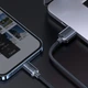Кабель Baseus Crystal Shine Series Fast Charging Data Cable USB to iP 2.4A 1.2m Black (CAJY000001) - изображение 7