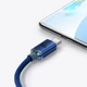 Кабель Baseus Crystal Shine Series Fast Charging Data Cable USB to Type-C 100W 2m Blue (CAJY000503) - изображение 8