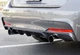 Дифузор заднього бампера для BMW 3 F30/F31/F34 M-Performance 2012-2019, чорний глянець V2 - зображення 3