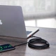Кабель Baseus Cafule PD2.0 100W flash charging Type-C Для Type-C cable (20V 5A)2m Red+Black (CATKLF-AL91) - зображення 7