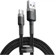 Кабель Baseus cafule Cable USB For Type-C 2A 3m Gray+Black (CATKLF-UG1) - изображение 1