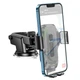Автотримач для телефону з БЗП HOCO HW3 Wise автоматична індукція Wireless Fast Charging Car Holder (Center Console) Black (6931474791849) - зображення 6