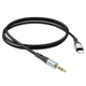 Аудiокабель HOCO UPA22 iP silicone digital audio conversion cable Black (6931474769473) - изображение 3