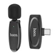 Бездротова мікрофонна система HOCO L15 Type-C Crystal Lavalier Wireless Digital Microphone Black (6931474789037) - зображення 1
